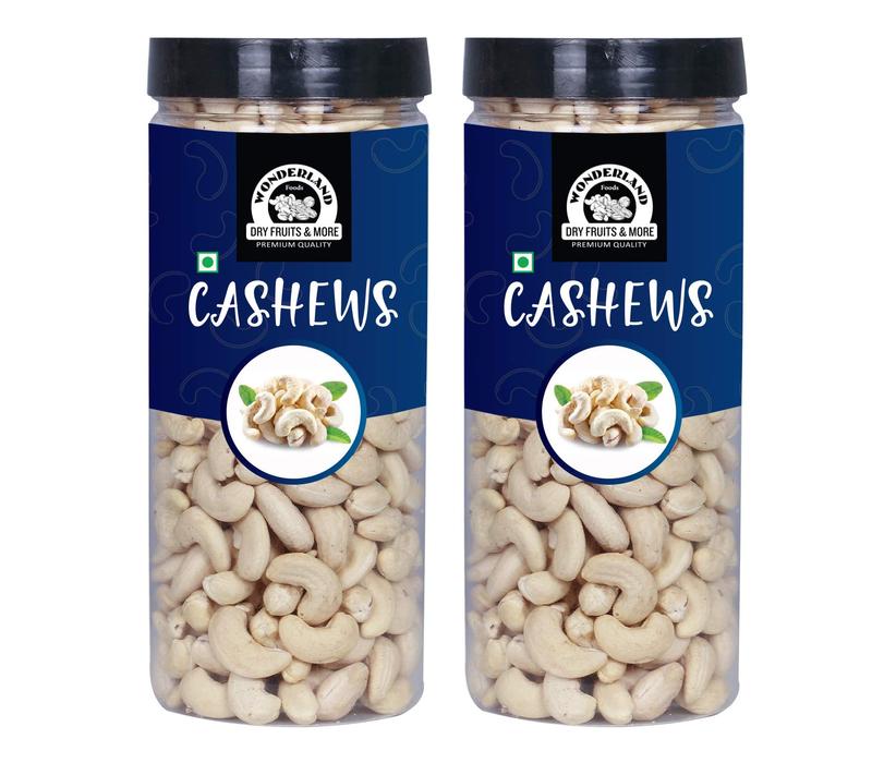 Wonderland Foods Plain Raw Cashews - 1 KG