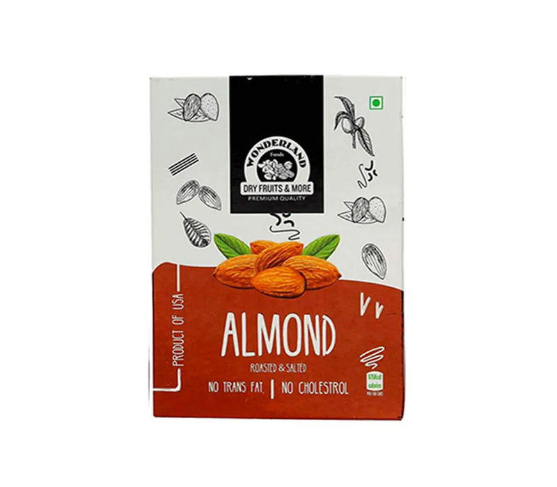 Roasted & Salted Almonds 600gm (200gm x 3)