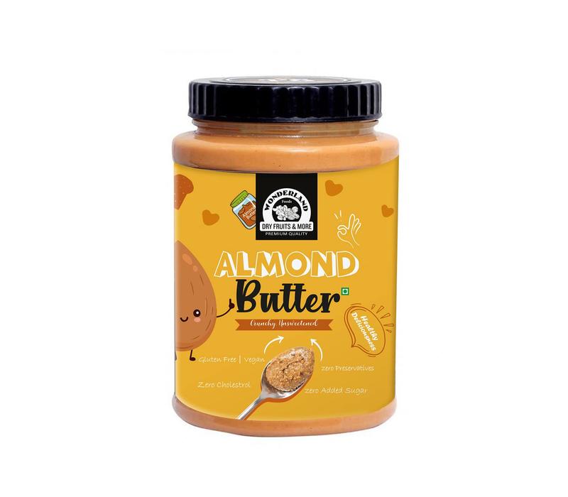 WONDERLAND FOODS Almond Butter (Crunchy Almond Butter)