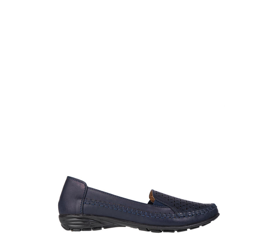Sharon Navy Loafers Casual Shoe for Women