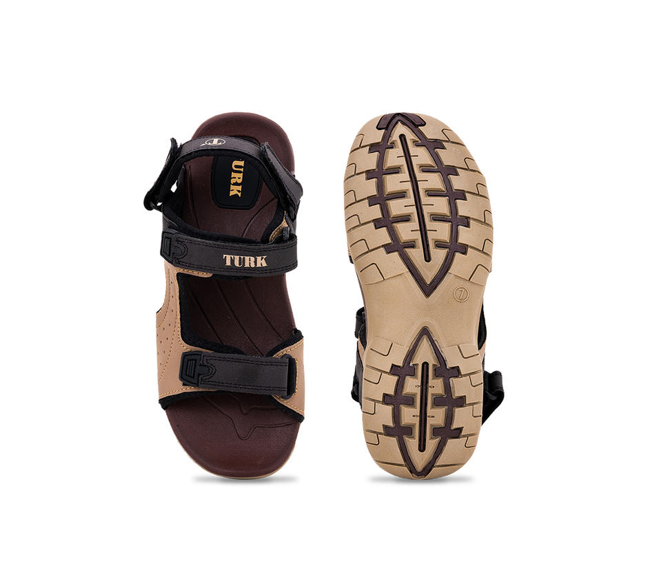 Turk Brown Casual Floater Sandal for Men 