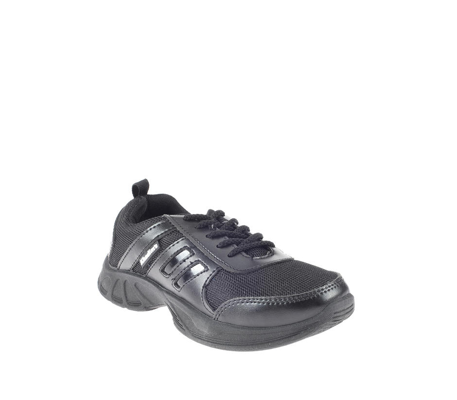 Khadim Black Sneakers School Shoe for Boys (2.5-5.5 yrs)