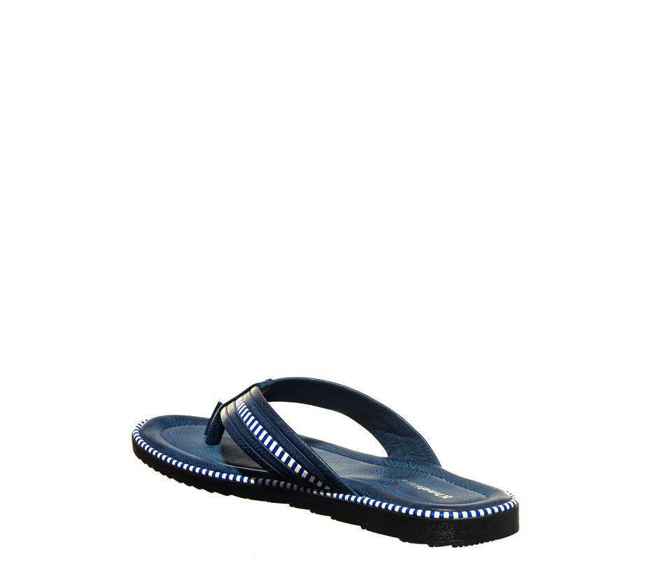 Khadim Blue Flip Flops for Men