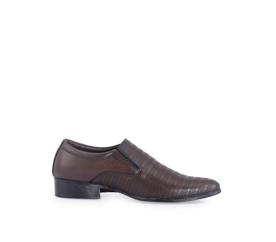 Lazard Brown Slip-On Formal Shoe for Men 