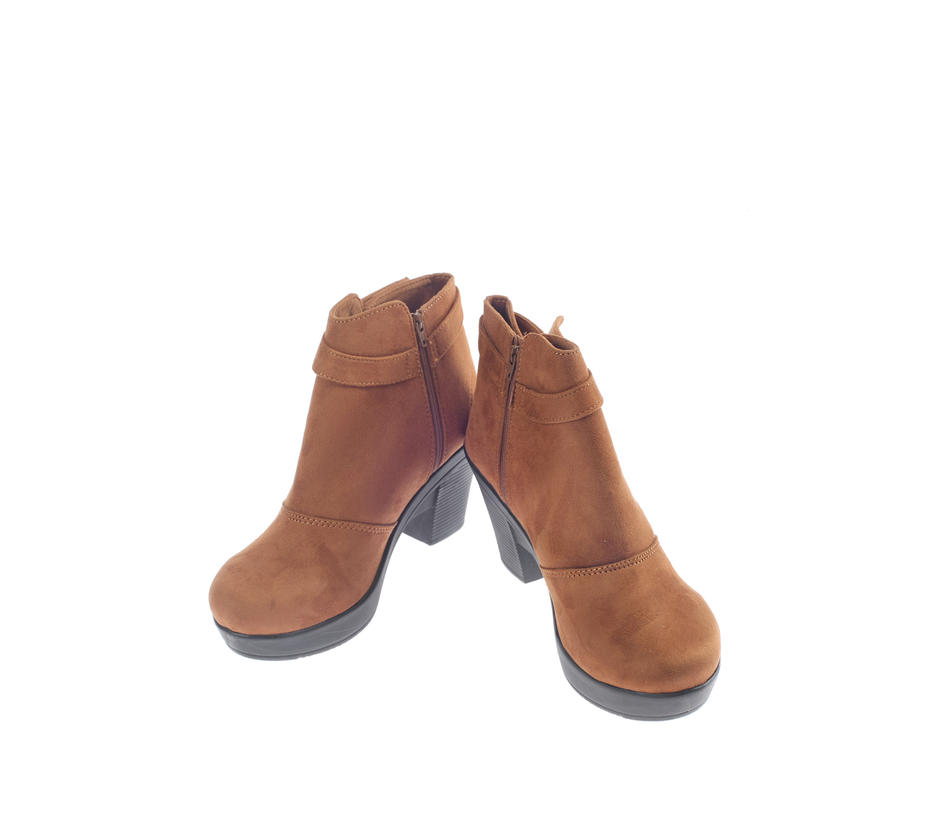Cleo Brown Casual Boots for Women