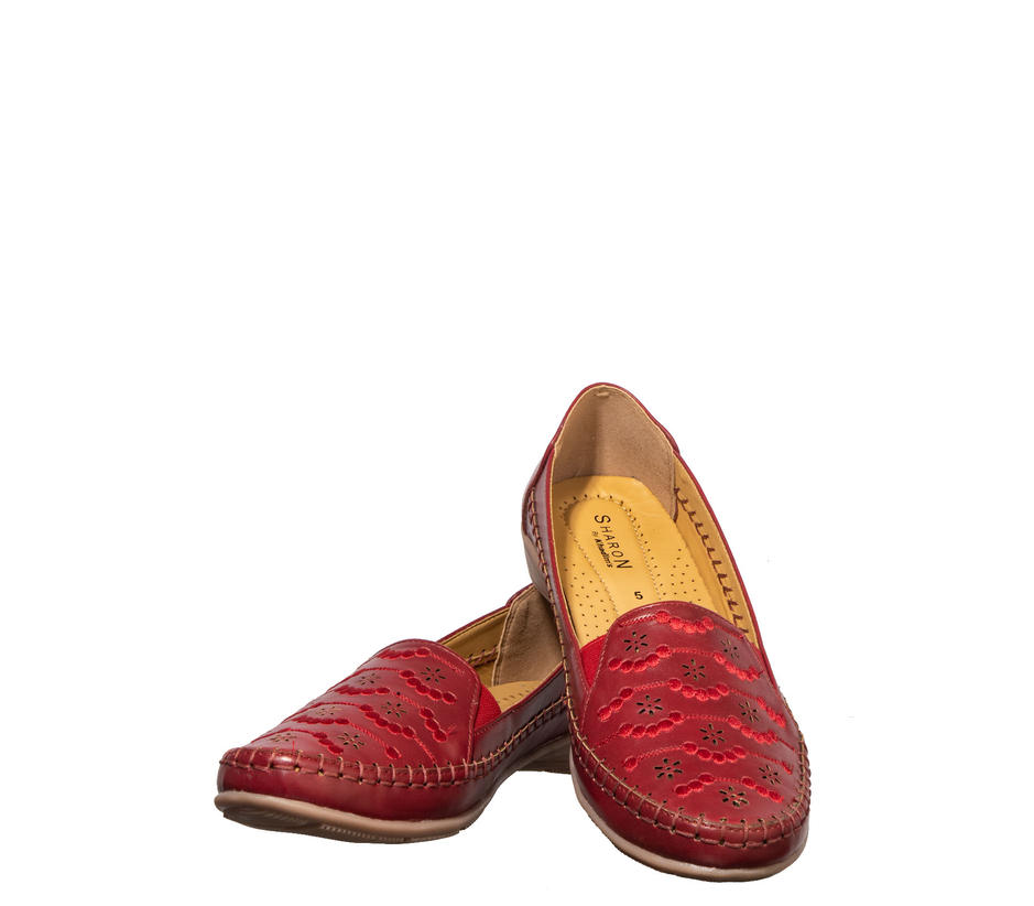 Sharon Women Maroon Casual Loafers 