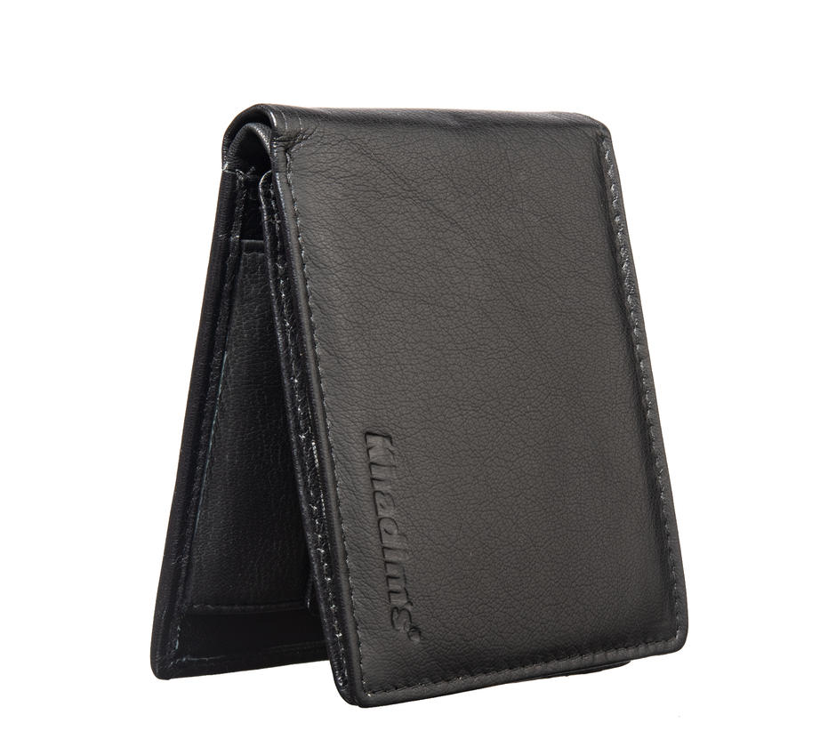 Khadim Men Black Leather Wallet