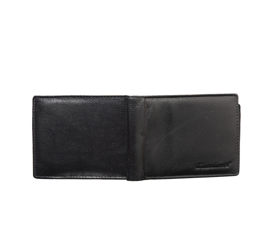 Khadim Men Black Leather Wallet