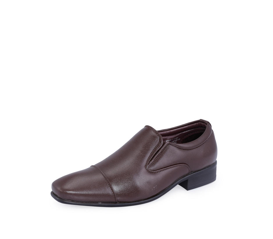 Khadim Men Brown Slip-On Formal Shoe 