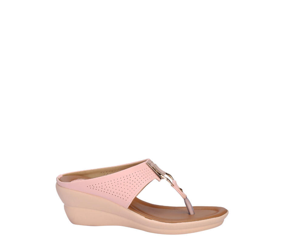Cleo Women Pink Heel Slip-On