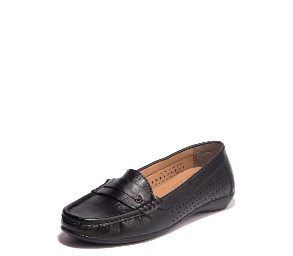 Sharon Black Loafers Casual Shoe for Women