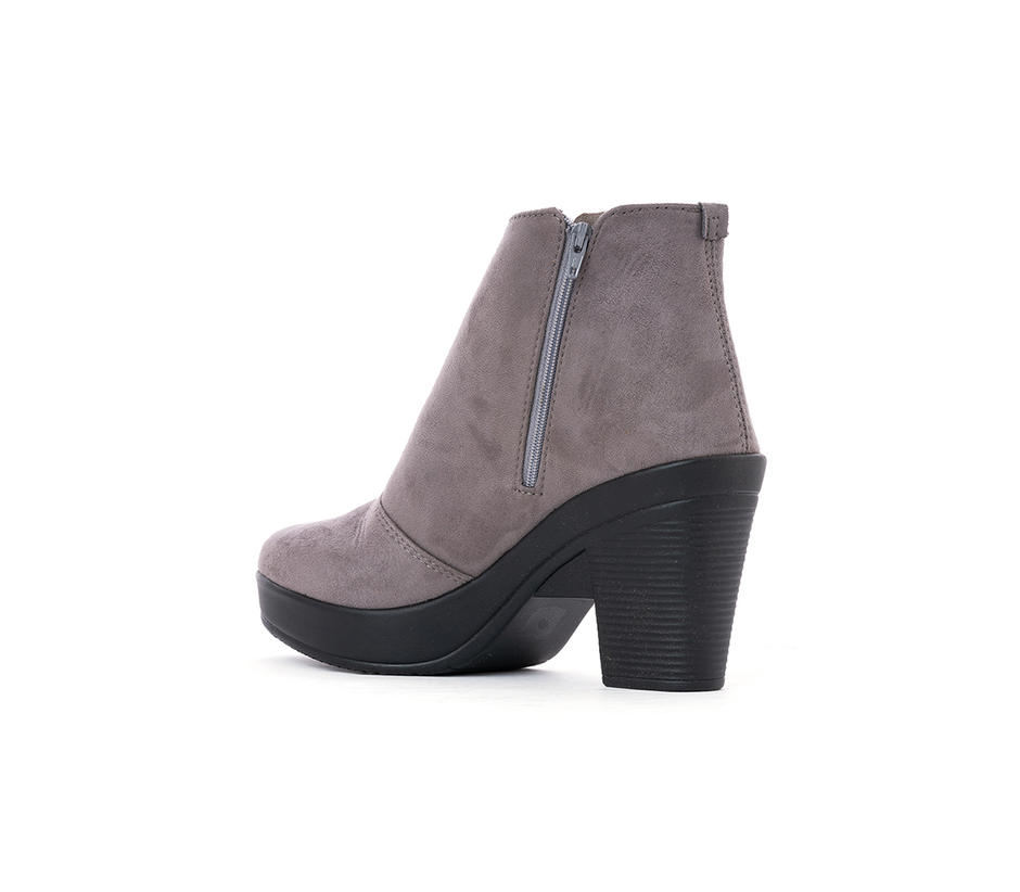 Cleo Grey Casual Boots for Women