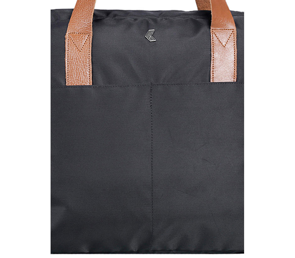 Khadim Men Black Portfolio Bag