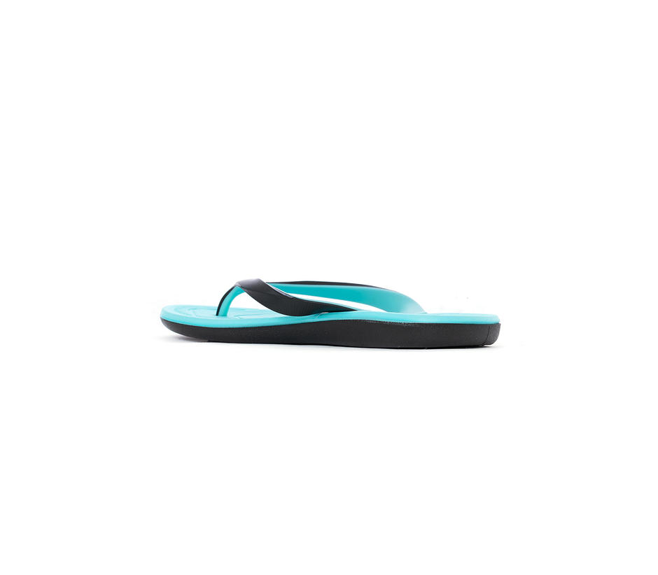 Waves Turquoise Flat Slippers for Women