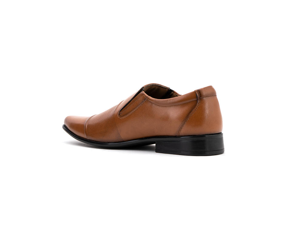 Lazard Brown Slip-On Formal Shoe for Men