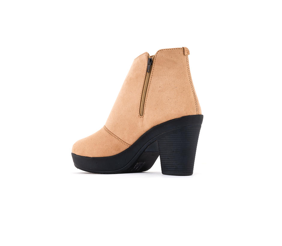 Cleo Beige Casual Boots for Women