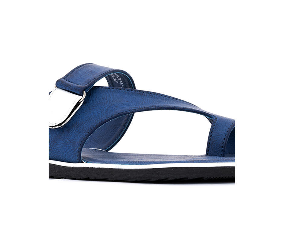 Khadim Blue Slip On Sandal for Men
