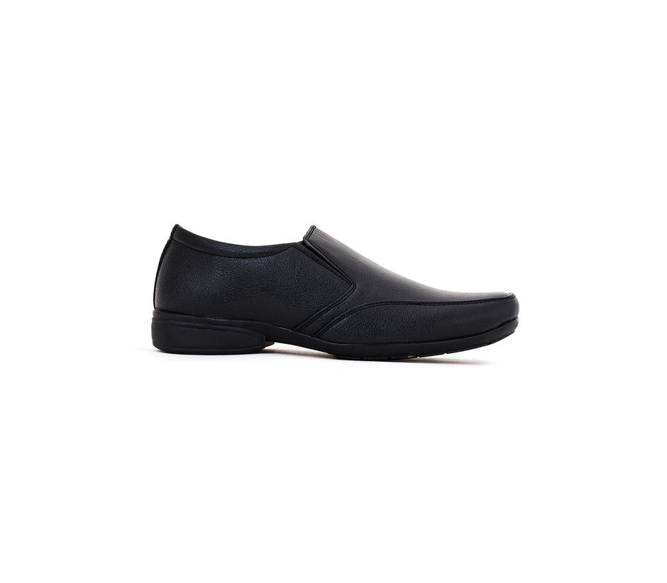Khadim Black Slip-On Formal Shoe for Men 