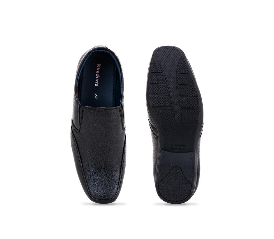 Khadim Black Slip On Formal Shoe for Men
