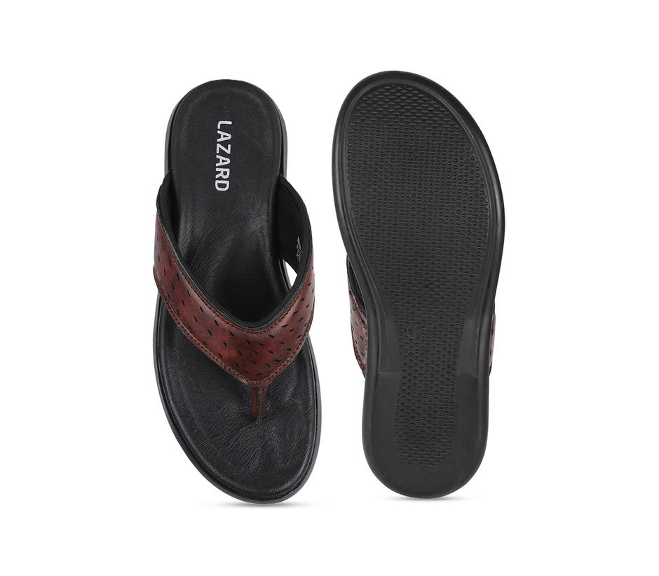 Lazard Brown Casual Flip-Flop Sandal for Men
