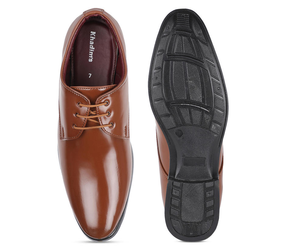 Khadim Brown Derby Formal Shoe for Men