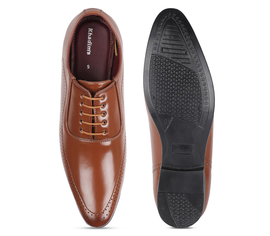 Khadim Brown Oxford Formal Shoe for Men