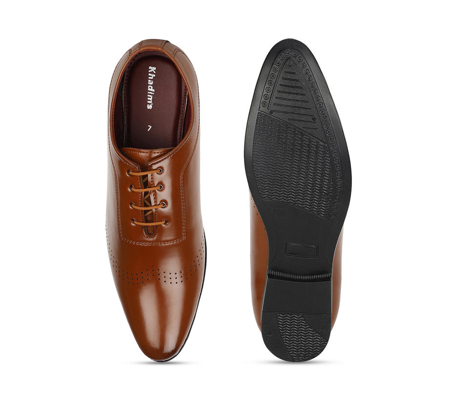 Khadim Brown Oxford Formal Shoe for Men