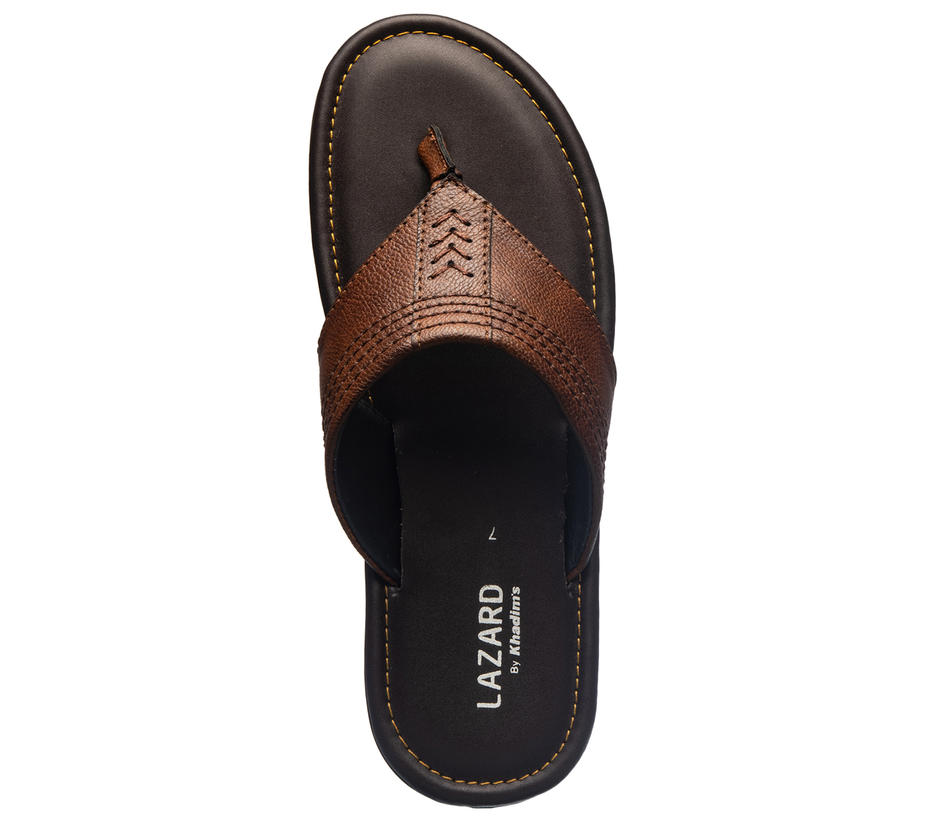 Lazard Brown Casual Slip-On Sandal for Men