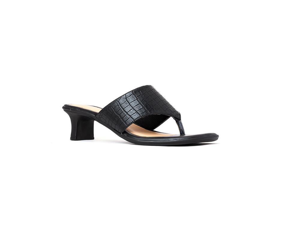 Khadims black heels Outlet