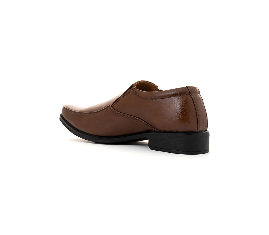 Khadim tan Slip On Formal Shoe for Men