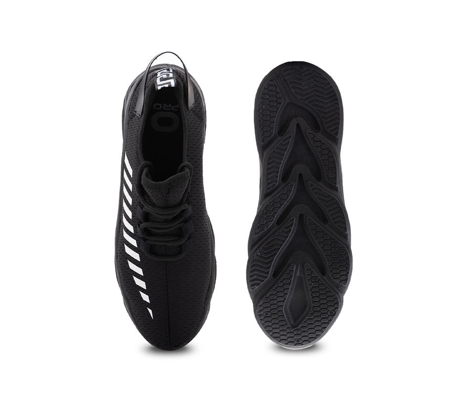 Pro Black Walking Sports Shoes for Men