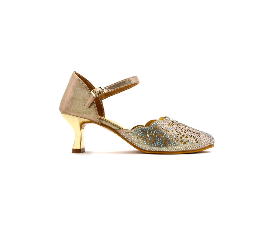 Khadim White D'Orsay Heel Sandal for Women