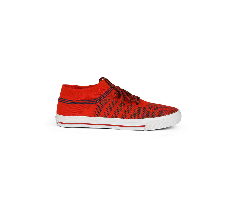 Pro Red Casual Sneakers for Men