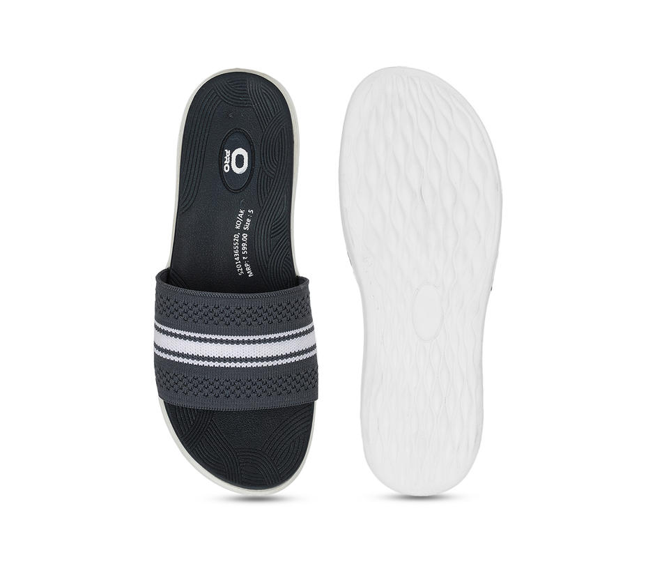 Pro Grey Slide Slippers for Women