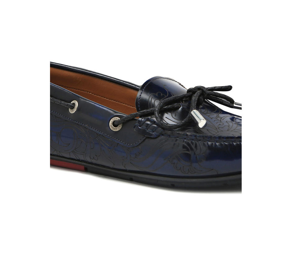 Women's Driving Shoes- Navy Blue 