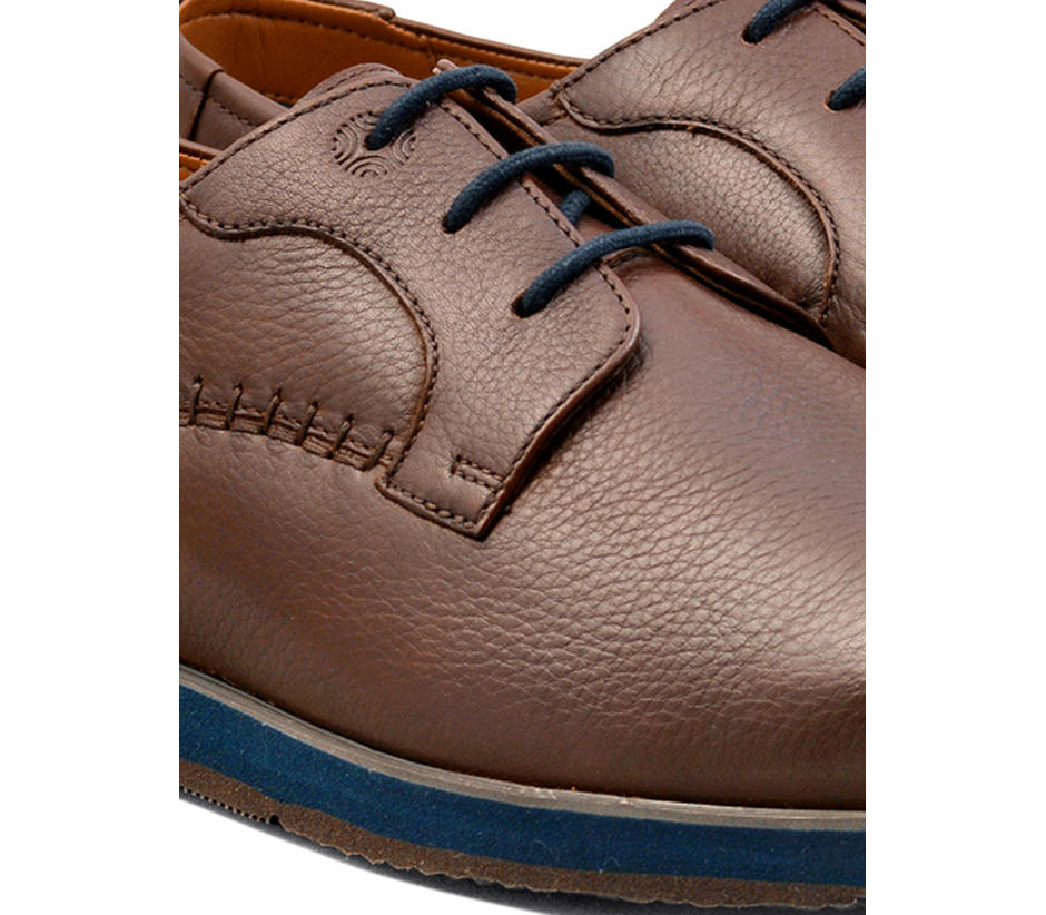 Brown Casual Lace-ups