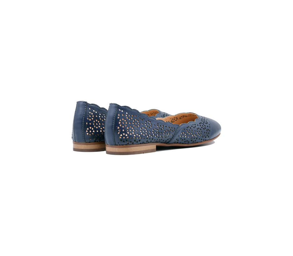Blue Casual Slip-ons