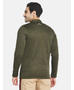Rock.it Olive Round Neck Smart Fit Full Sleeve Sweatshirt