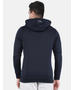 Rock.it Navy Blue Hood Smart Fit Full Sleeve Sweatshirt