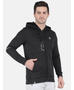 Rock.it Black Hood Smart Fit Full Sleeve Sweatshirt