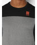 Rockit Grey Black Round Neck Smart Fit T-Shirt