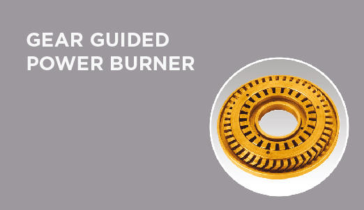 Gear Guided Power Burner