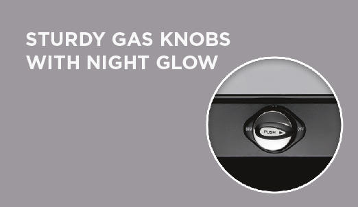 Study Gas Knobs With Night Glow