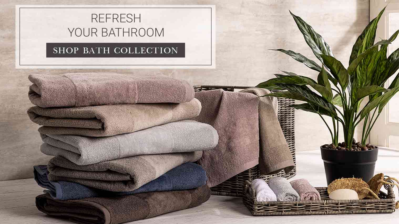 100% cotton Towels for Bath Collection