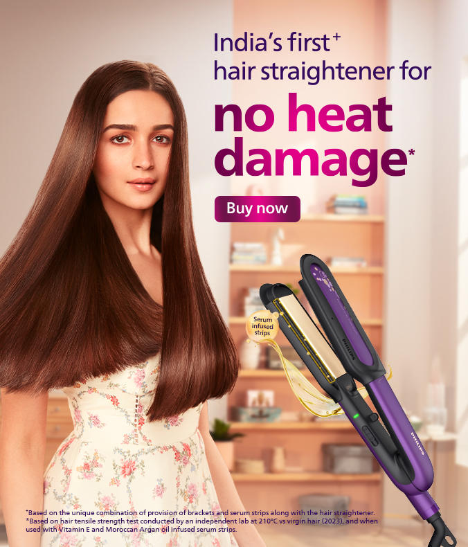Buy Philips Hair Straighteners with No Head Damage Online at Philips